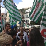 manifestanti cisl