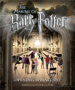 Un'immagine pubblicitaria di "The Making of Harry Potter"