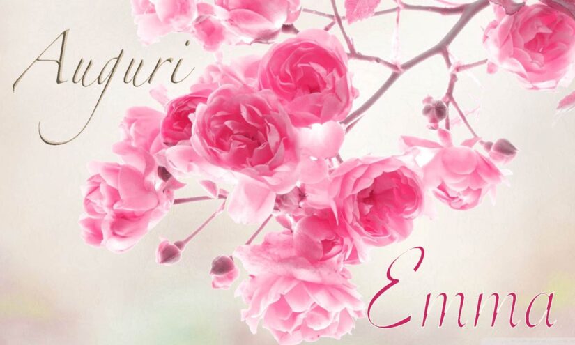 Immagini auguri buon onomastico Emma