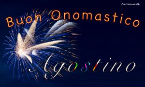 Immagini auguri buon onomastico per San Agostino