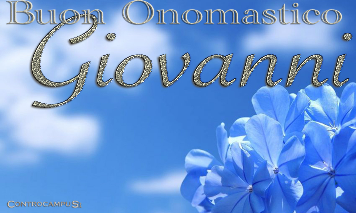 Immagini Auguri Buon onomastico Giovanni