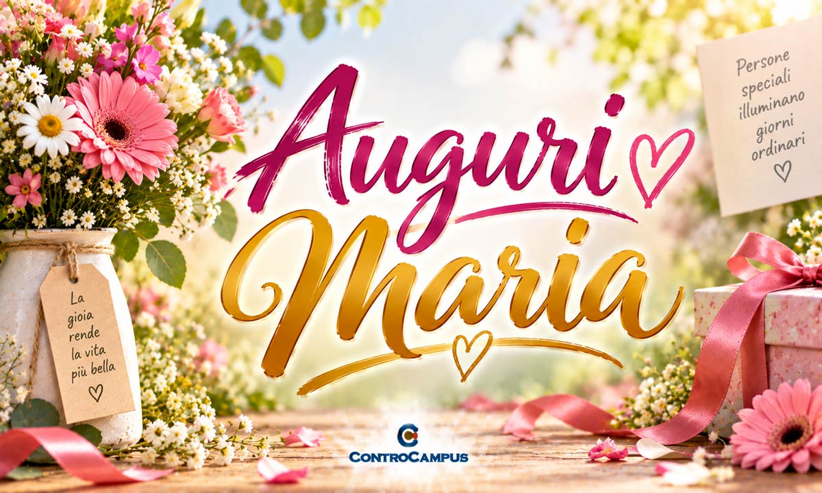 Immagini auguri buon onomastico Maria