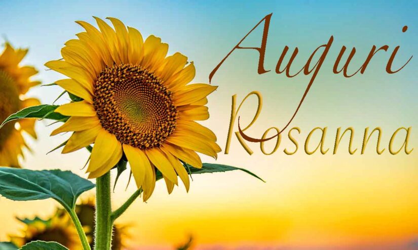 Immagini auguri buon onomastico Rosanna