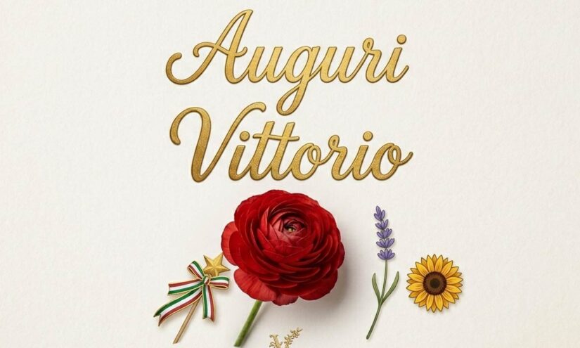 Immagini auguri buon onomastico Vittorio