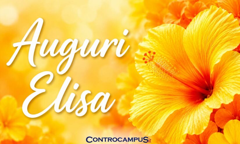 Immagini auguri buon onomastico Elisa