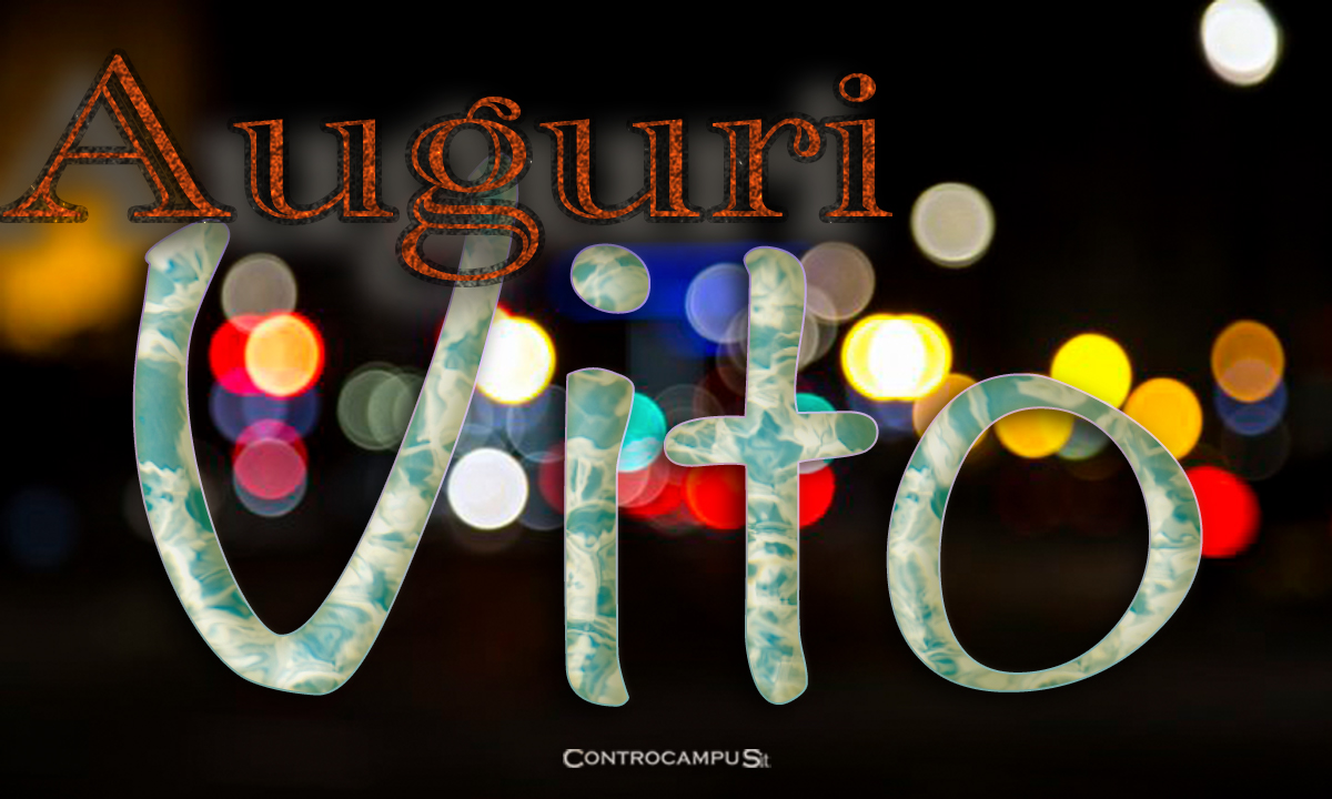 Immagini Auguri Onomastico Vito