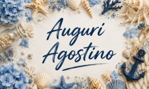 Immagini auguri buon onomastico Agostino