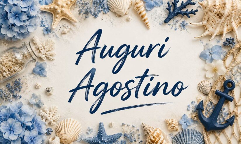 Immagini auguri buon onomastico Agostino