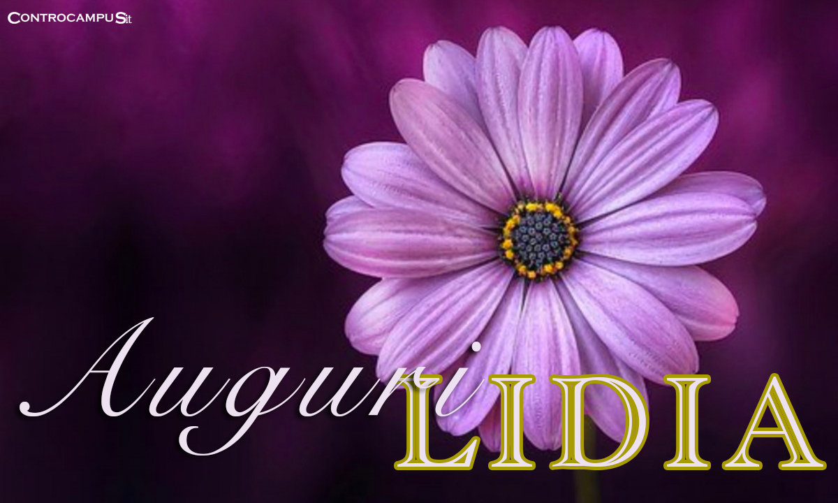 Immagini auguri buon onomastico per Santa Lidia