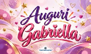Immagini auguri buon onomastico Gabriella