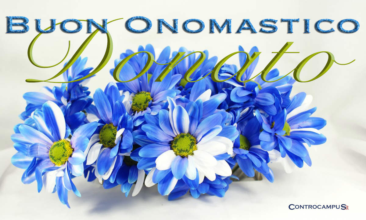 Immagini Auguri Buon Onomastico Donato