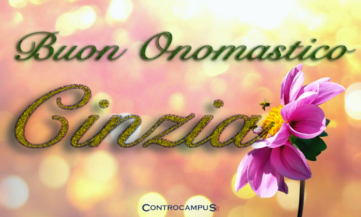 Immagini auguri buon onomastico per Santa Cinzia