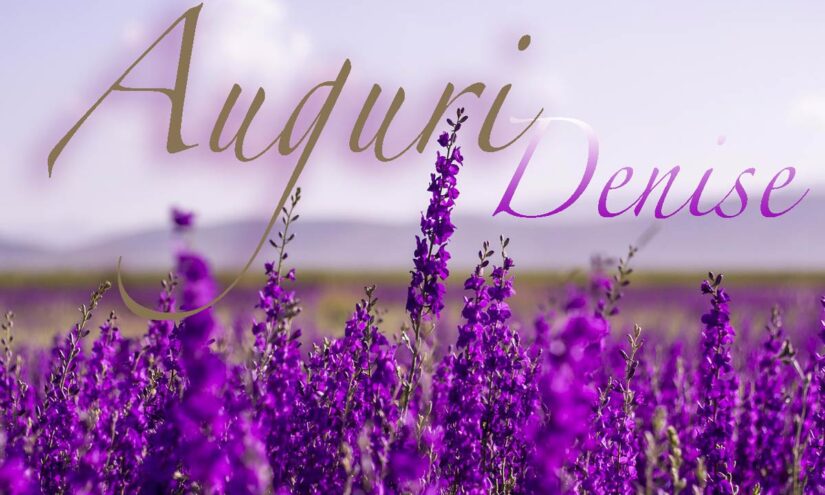 Immagini auguri buon onomastico Denise