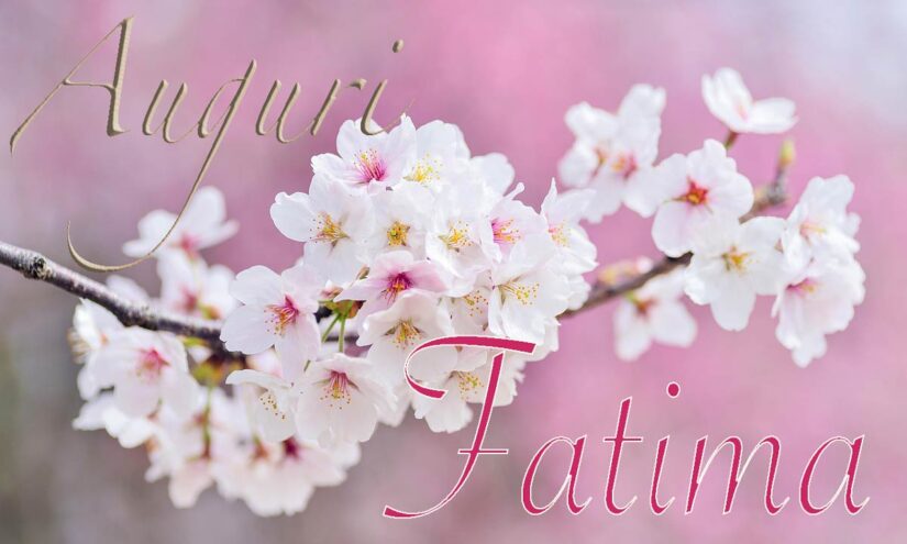 Immagini auguri buon onomastico Fatima