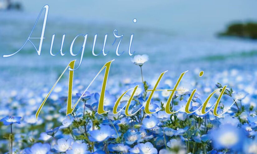 Immagini auguri buon onomastico Mattia