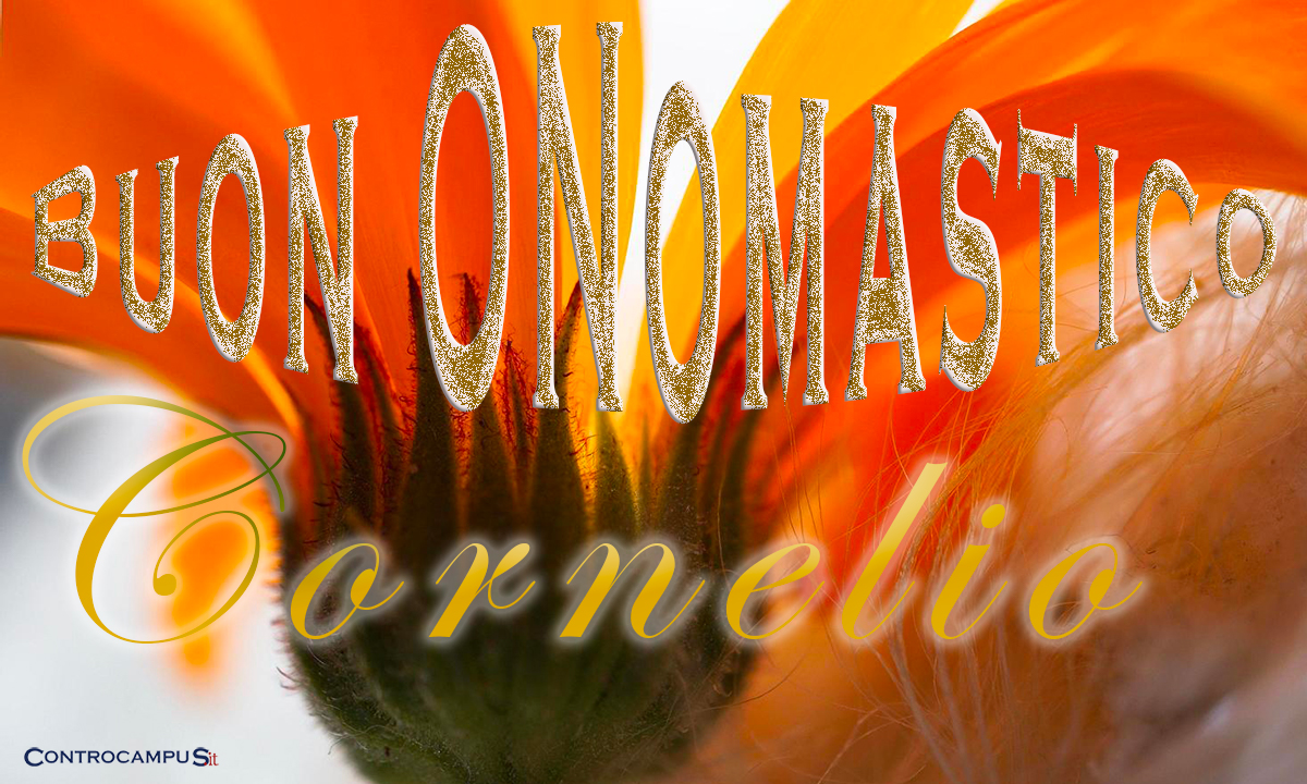 Immagini auguri buon onomastico per San Cornelio