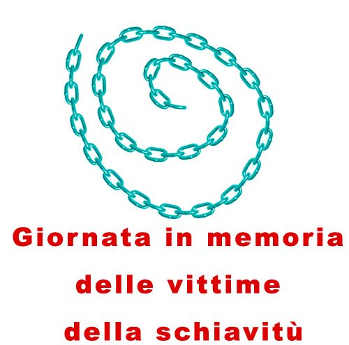 Logo Giornata in memoria delle vittime della schiavitù