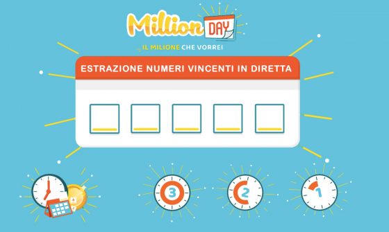 Estrazione MillionDAY oggi 26 settembre 2025