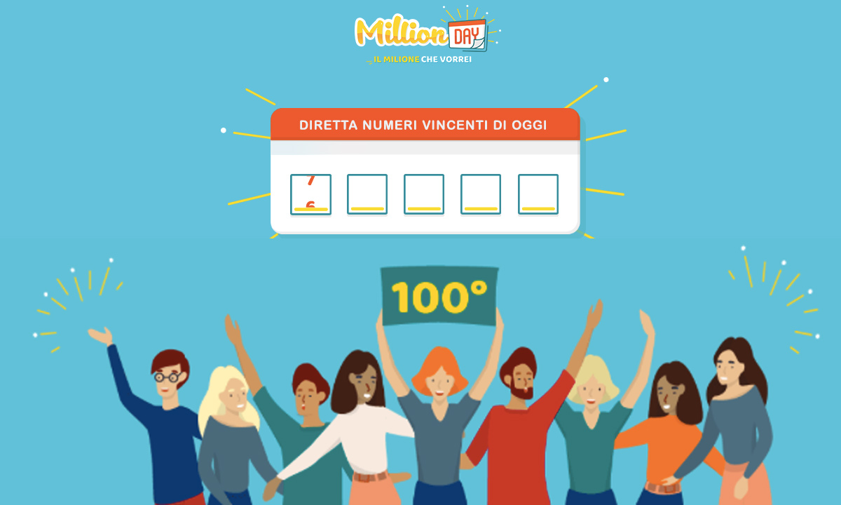 Estrazione MillionDAY oggi 7 marzo 2025
