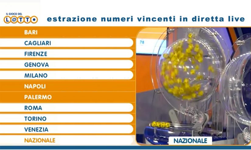 Estrazione del Lotto oggi 9 novembre 2024