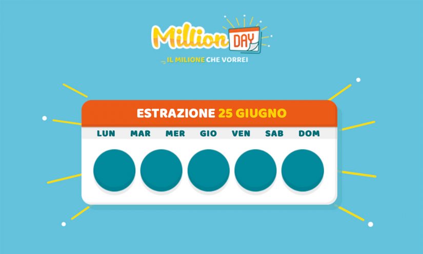 Estrazione MillionDAY del 12 agosto 2024