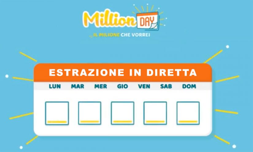 Estrazione MillionDAY 28 gennaio 2024