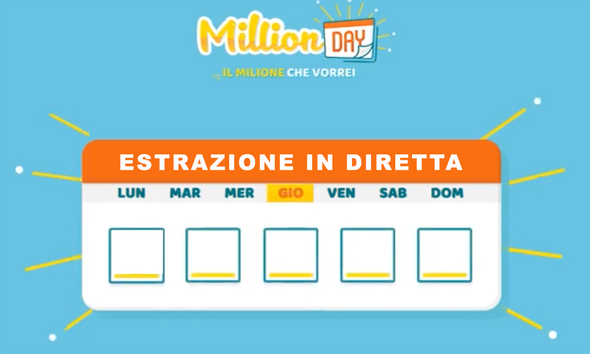 Estrazione MillionDAY oggi 11 marzo 2025