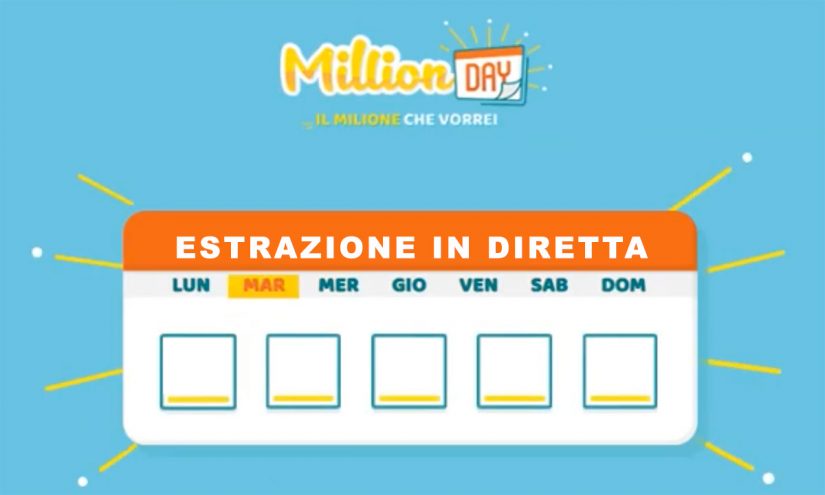 Estrazione MillionDAY oggi 22 agosto 2023