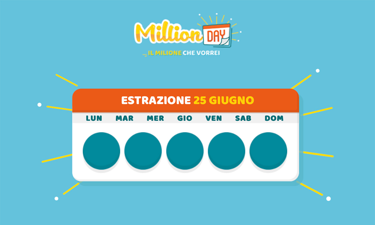 Estrazione MillionDAY del 12 agosto 2024
