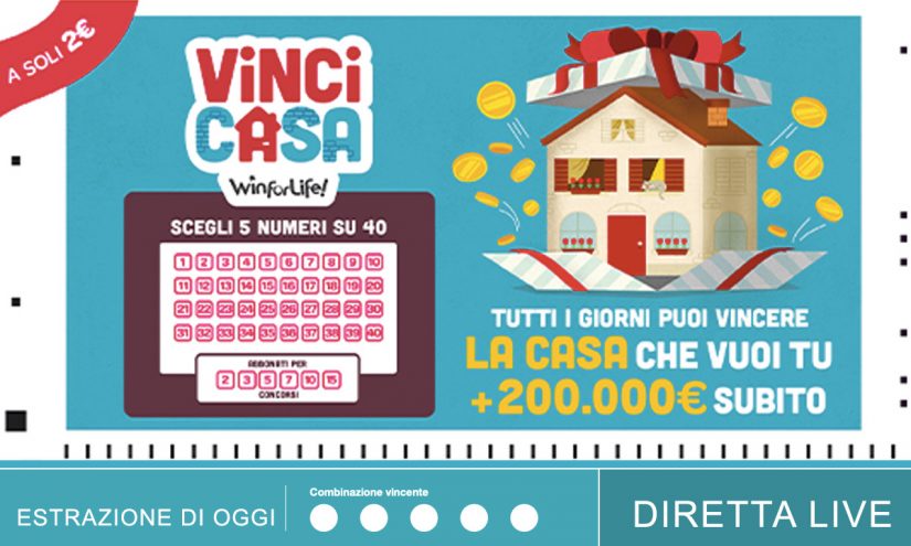 Estrazione VinciCasa di oggi 14 novembre 2023