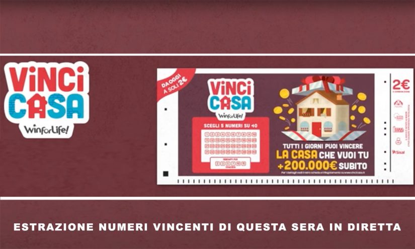 Estrazione VinciCasa di oggi 21 febbraio 2025