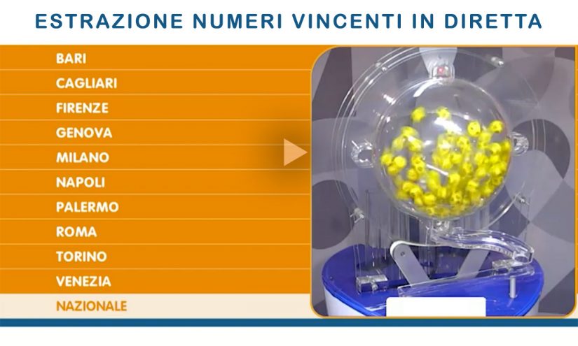 Estrazione del Lotto 29 Marzo 2024