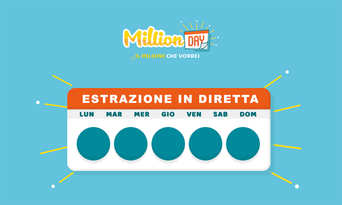Estrazione MillionDAY di oggi 23 aprile 2025
