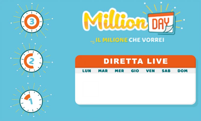 Estrazione MillionDAY di oggi 1 febbraio 2024