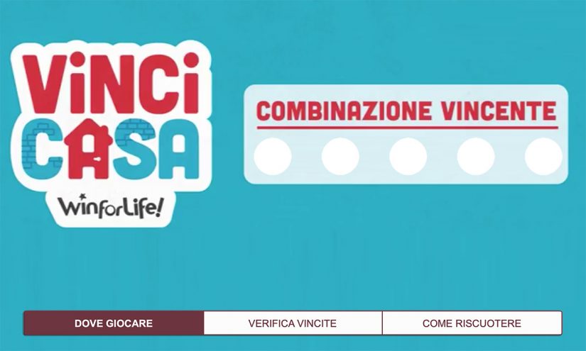 Estrazione VinciCasa 11 novembre 2024