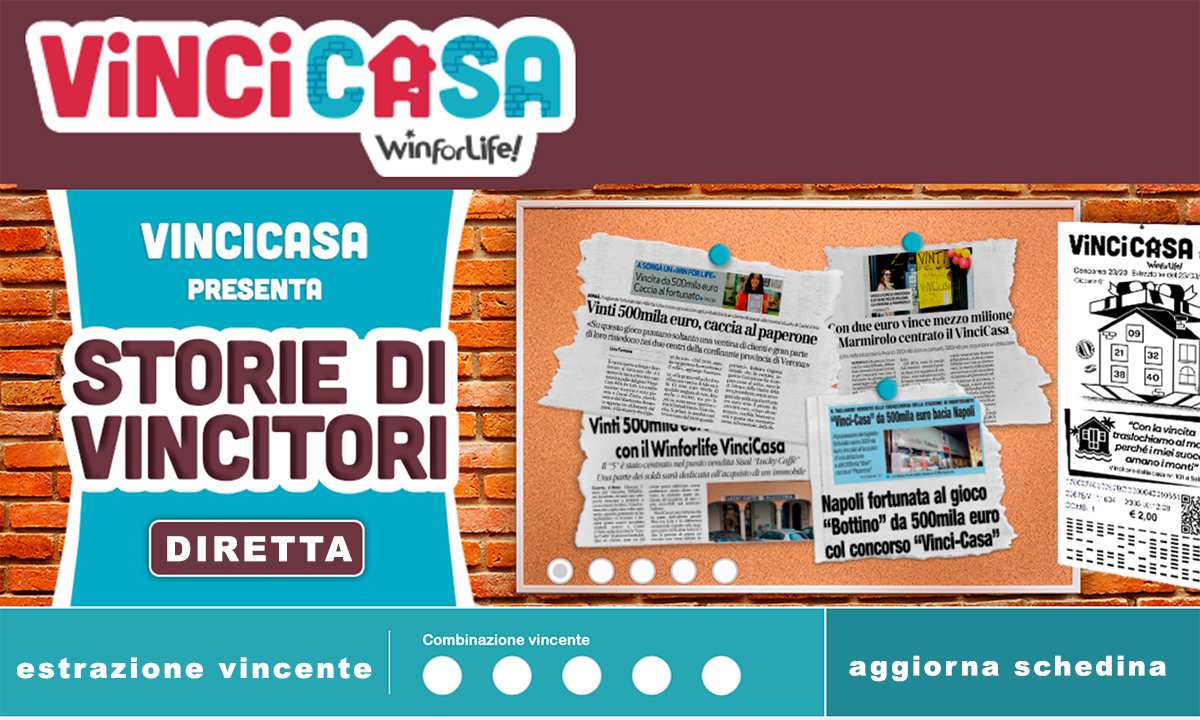 Estrazione VinciCasa del 27 febbraio 2025