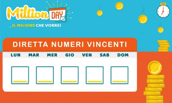 Estrazione MillionDAY oggi 18 giugno 2025