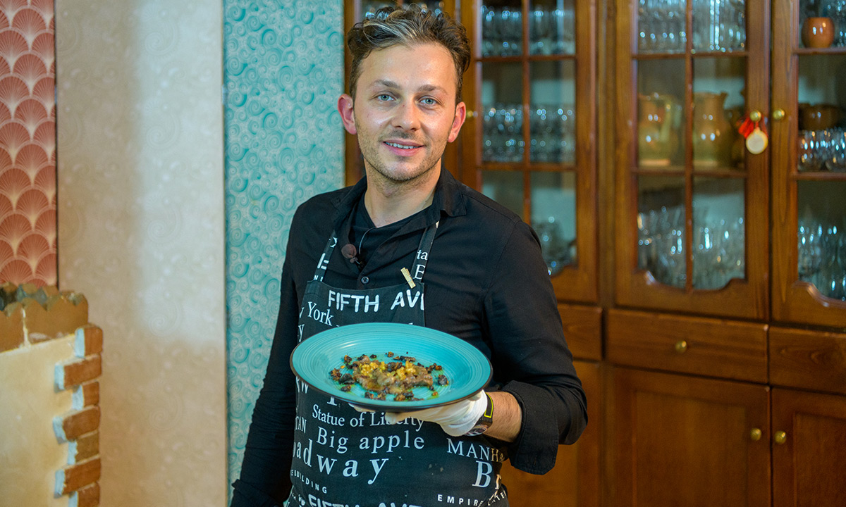 Foto Scaloppina vino bianco e noci