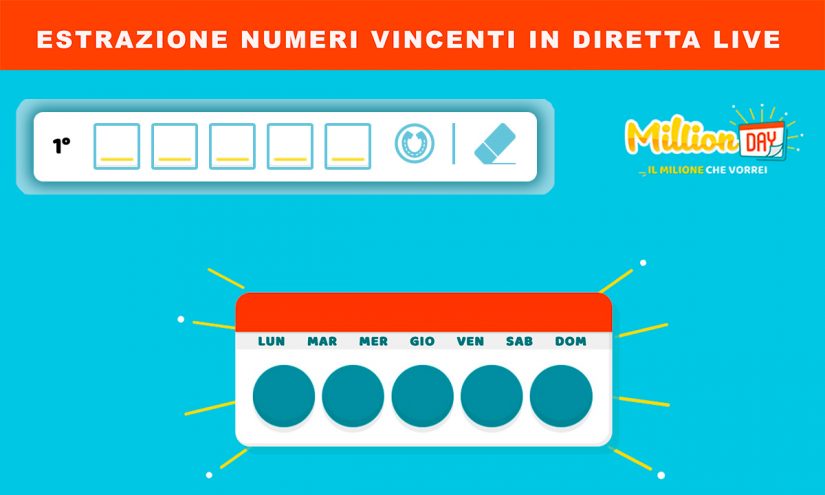 Estrazione MillionDAY oggi 5 aprile 2025