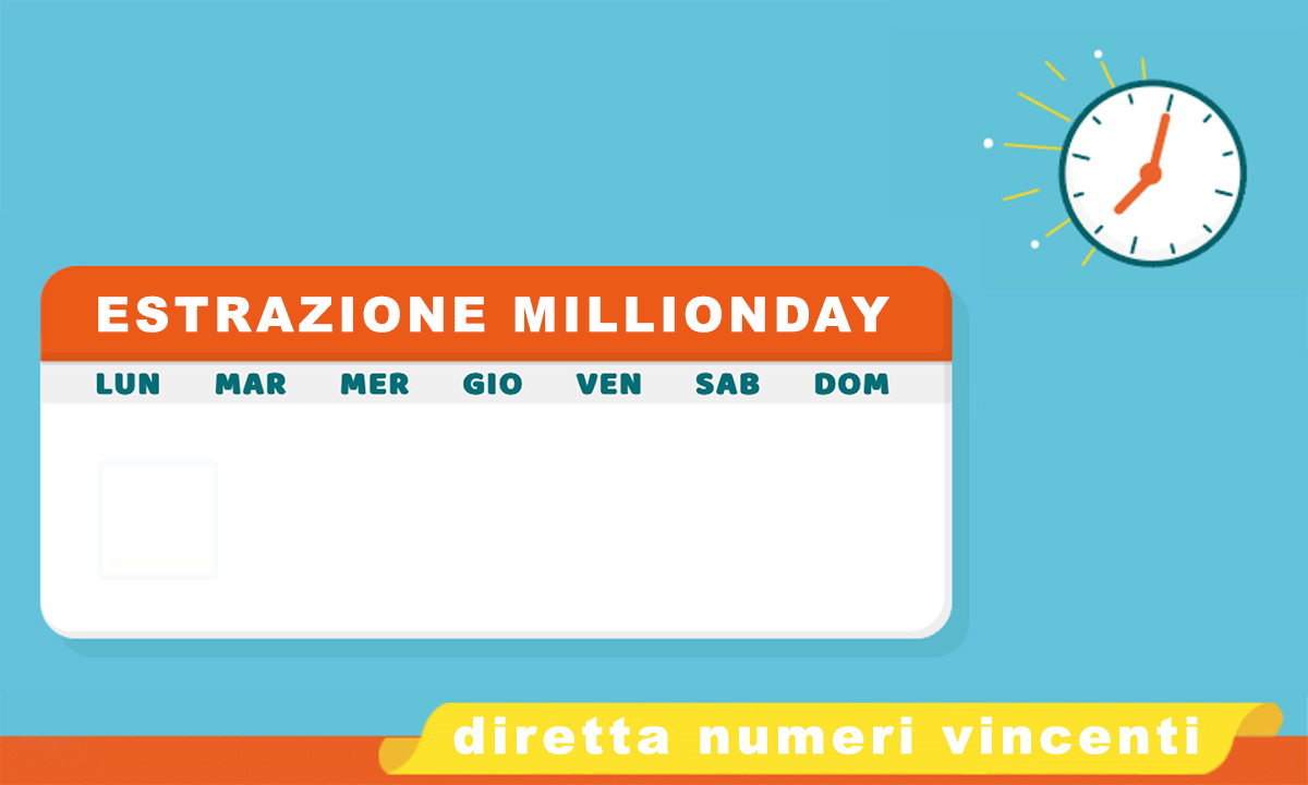 Estrazione MillionDAY 10 settembre 2023