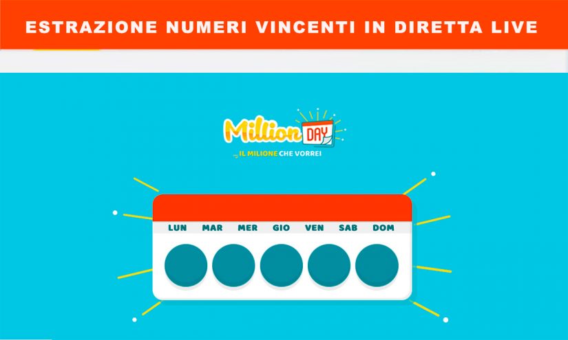 Estrazione MillionDAY del 13 marzo 2025