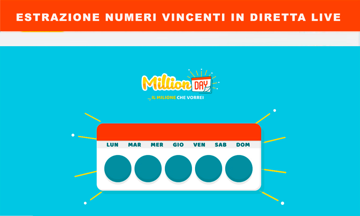 Estrazione MillionDAY del 13 marzo 2025