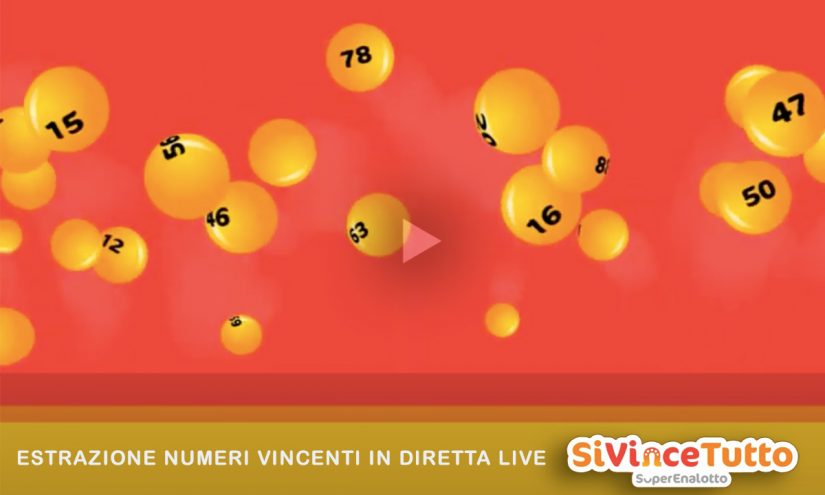 Estrazione SiVinceTutto SuperEnalotto 19 marzo 2025