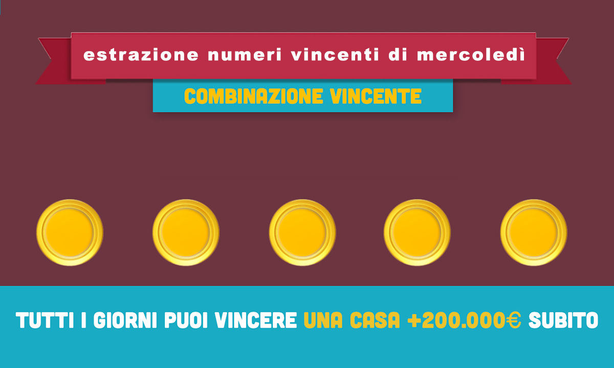 Estrazione VinciCasa di oggi 2