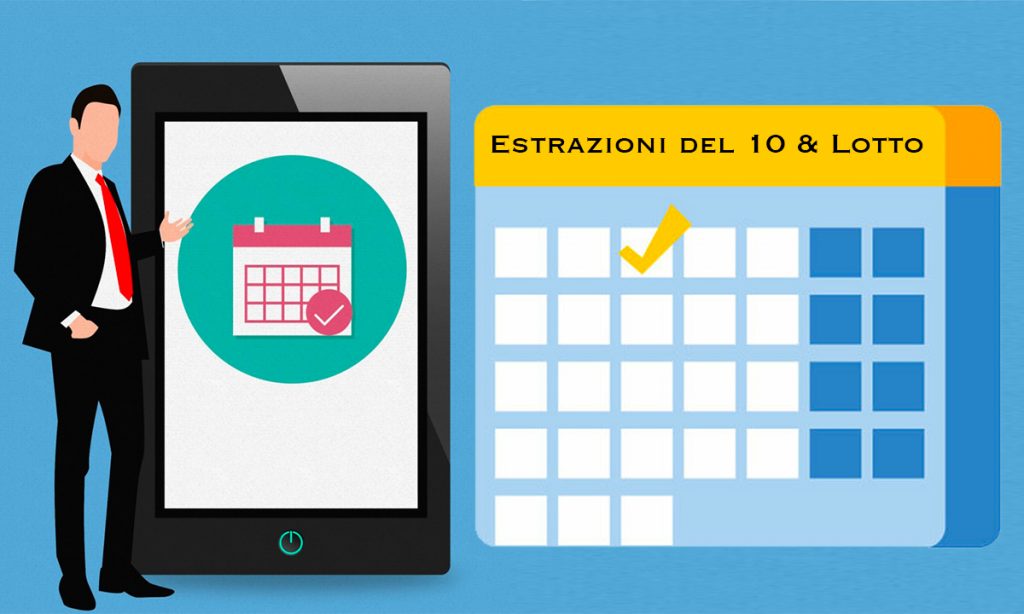 Calendario estrazioni 10 e Lotto quando si fanno e date festività