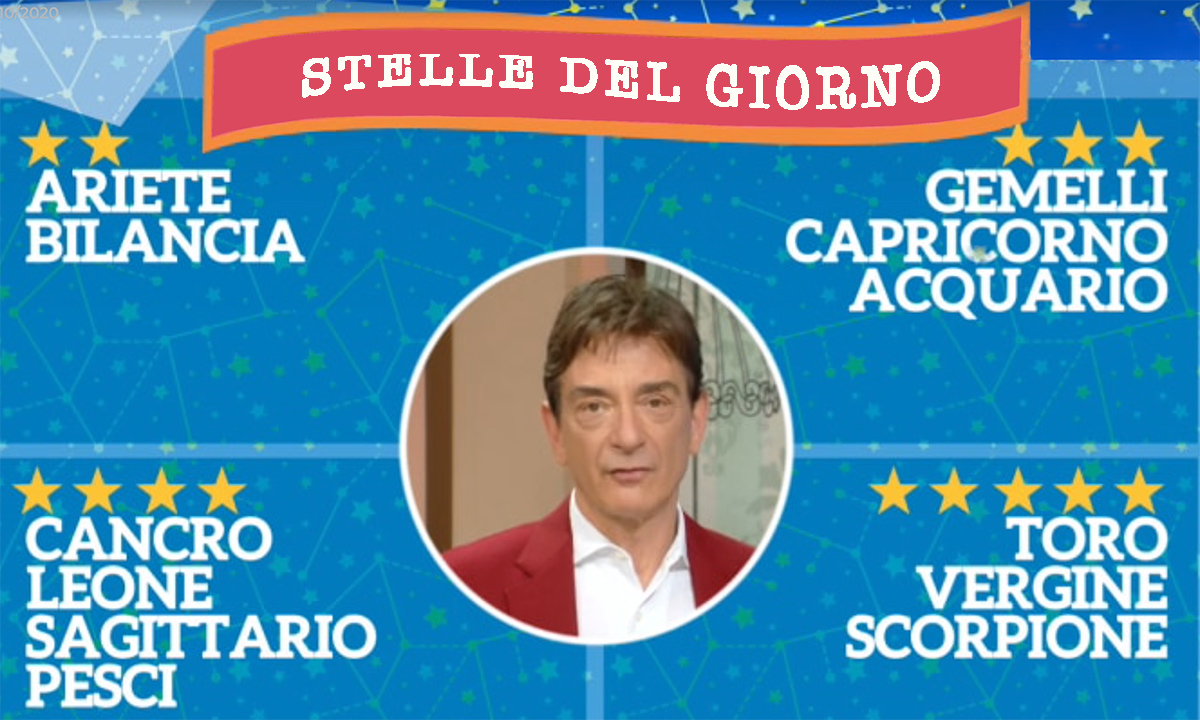Oroscopo Paolo Fox domani 10 ottobre 2020