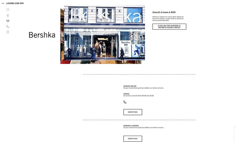 Come lavorare per Bershka