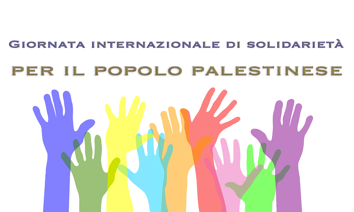 Immagini Giornata internazionale di solidarieta per il popolo palestinese