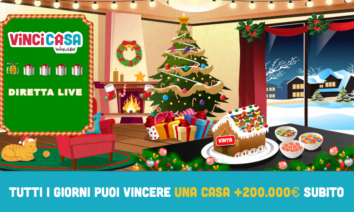 Estrazione VinciCasa di oggi 24 dicembre 2024