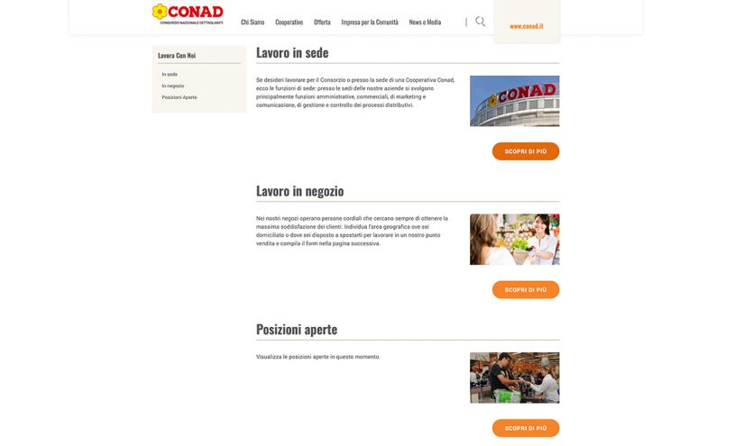 Lavorare da Conad